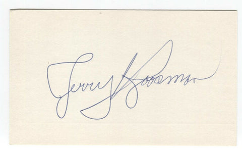 Jerry Koosman Signed 3x5 Index Card Autographed Baseball 1969 New York Mets