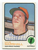 1973 Topps Dave Marshall Signed Baseball Card Autographed AUTO #513