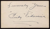 Pinky Vidacovich Signed Card  Autographed  Orchestra AUTO Cajun Pete Signature