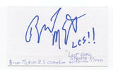 Brian McKim Signed 3x5 Index Card Autographed Signature Comedian Stand Up Comic
