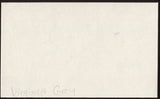 Virginia Grey Signed Index Card Signature Autographed AUTO
