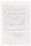 Mahlon Duckett Handwritten and Autographed Letter Negro League ALS signature