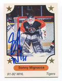 1991 7th Inning Sketch Sonny Mignacca Signed Card Hockey Autograph AUTO #314