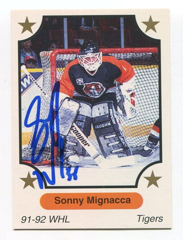1991 7th Inning Sketch Sonny Mignacca Signed Card Hockey Autograph AUTO #314