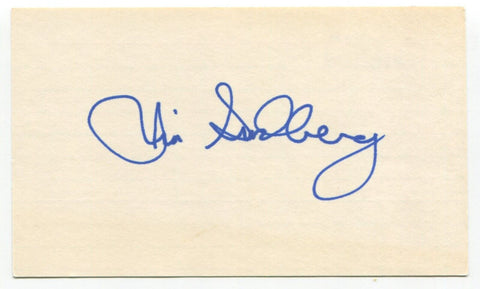 Jim Sundberg Signed 3x5 Index Card Autographed Baseball Texas Rangers All Star