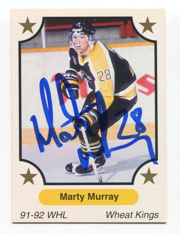 1991 7th Inning Sketch Marty Murray Signed Card Hockey Autograph AUTO #206