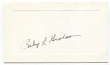 Phil Graham Signed Card Autographed Signature Washington Post Owner Publisher