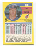 1991 Fleer Cory Snyder Signed Baseball Card Autographed AUTO #378