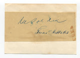 William Selden Signed Autograph Cut US Treasurer For Six Presidents (1791-1874)