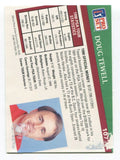 1991 Pro Set PGA Tour Golf Doug Tewell Signed Card Autographed Signature #107
