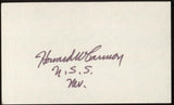 Howard W Cannon Signed Index Card 3x5 Autographed Signature AUTO