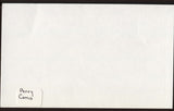 Perry Como Signed Index Card Signature Autographed AUTO