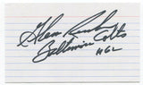 Glenn Ressler Signed 3x5 Index Card Autographed Football NFL Baltimore Colts