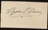 Bryson Burns Signed Card  Autographed Orchestra AUTO Signature