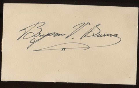 Bryson Burns Signed Card  Autographed Orchestra AUTO Signature