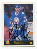 1994 Classic Pro Prospects Blair Scott Signed Card Hockey NHL Autograph AUTO 148