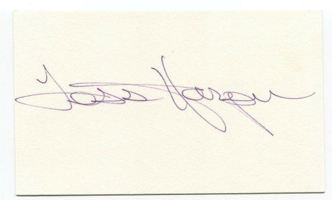Tess Harper Signed 3x5 Index Card Autographed Signature Actress Breaking Bad