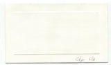 Erich Schmidt Signed Card Autographed Signature Archaeologist SCARCE