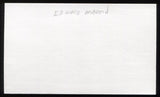 Edward Martin Signed Index Card 3x5 NEGRO LEAGUE Autographed Signature Auto