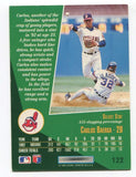 1993 Score Select Carlos Baerga Signed Baseball Card Autographed #122