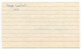 Wayne Garland Signed 3x5 Index Card Autographed MLB Baseball Baltimore Orioles