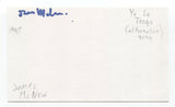Yo La Tengo - James McNew Signed 3x5 Index Card Autographed Signature Band
