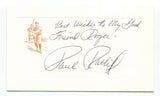 Paul Ratliff Signed Card Autograph Baseball Roger Harris Collection SUPER SCARCE