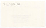 Dale Dodrill Signed 3x5 Index Card Autographed NFL Football Pittsburgh Steelers