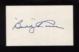 Buddy Rosar Signed 3x5 Index Card Signature Autograph Baseball