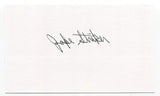 Jake Striker Signed 3x5 Index Card Autographed Baseball 1959 Cleveland Indians
