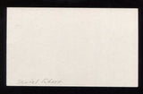 Daniel Schorr Signed 3x5 Index Card Autographed Signature Journalist