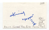Kevin Yee Signed 3x5 Index Card Autographed Actor Dickinson