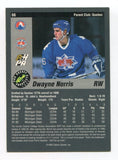 1993 Classic Pro Prospects Dwayne Norris Signed Card Hockey Autograph AUTO #66