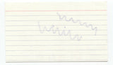 Michael Winter Signed 3x5 Index Card Autographed Signature Author Writer