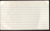 Lawton Chiles Signed Index Card Autographed Signature AUTO United States Senator
