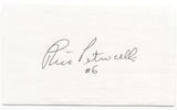 Rico Petrocelli Signed 3x5 Index Card Autographed MLB Baseball Boston Red Sox