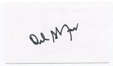 Del Shofner Signed 3x5 Index Card Autographed NFL Football New York Giants