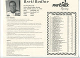Brett Bodine Signed 8.5 x 11 inch Photo NASCAR Racing Race Car Driver