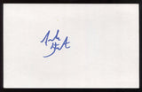 French Stewart Signed 5x8 Inch Index Card HUGE Autographed Signature Third Rock