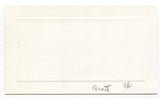 Dr. W. Horsley Gantt Signed Card Autographed Signature PAVLOV Researcher