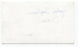 Jackie Angelescu Signed 3x5 Index Card Autographed Signature Actor