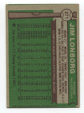 1976 Topps Jim Lonborg Signed Baseball Card Autographed AUTO #271