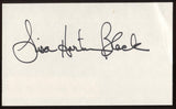 Lisa Hartman Black Signed Index Card  Autographed Signature AUTO From 1992
