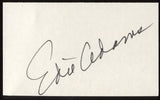 Edie Adams Signed Index Card Signature Autographed AUTO