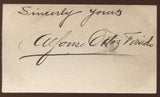 Alfonso Ortiz Tirado (d 1960) Signed Card Autographed Opera Singer Signature