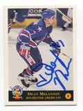 1994 Classic Games Pro Prospects Dean Melanson Signed Card Hockey NHL AUTO #102