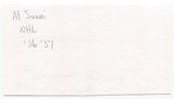 Al Suomi Signed 3x5 Index Card Autographed Hockey NHL Chicago Black Hawks