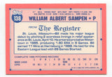 1991 Topps ML Debut Bill Sampen Signed Card Baseball Autographed AUTO #138