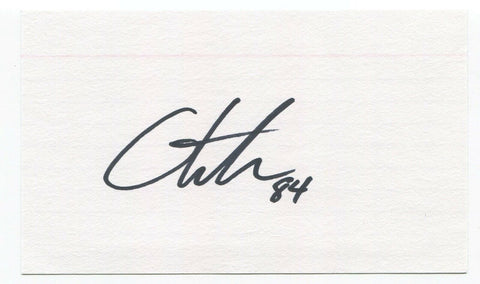 Griff Whalen Signed 3x5 Index Card Autographed Football NFL Indianapolis Colts