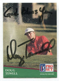 1991 Pro Set PGA Tour Golf Doug Tewell Signed Card Autographed Signature #107